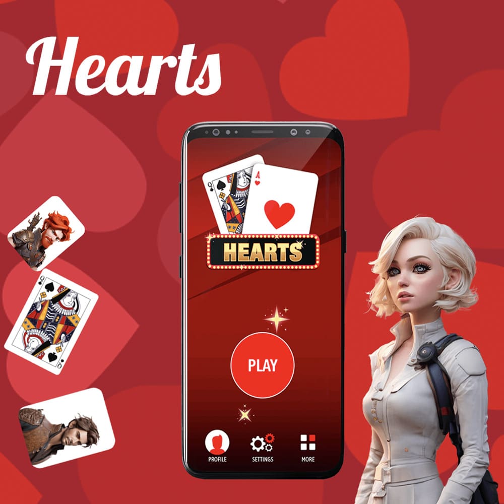Gioco carte Hearts App Android